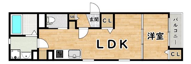 キャッスルコート大阪ザ・グランドパレス 間取り図画像