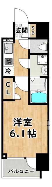 エスリードレジデンス大阪グランノースⅠ 間取り図画像