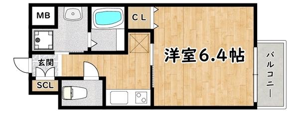 RIDGE姫島 間取り図画像