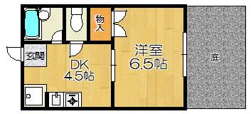 木村ハイツ（A105） 間取り図画像