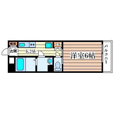 グランパシフィック御幣島 間取り図画像