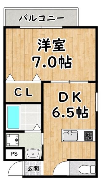 コンフォール姫里Ⅲ 間取り図画像