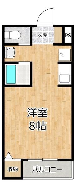 プルス新北野 間取り図画像