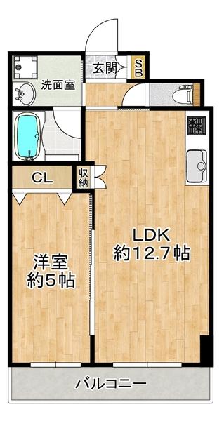 AULII Osaka 間取り図画像