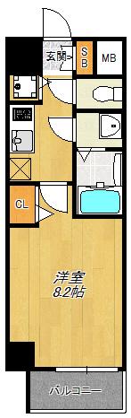 J.T.大阪WEST 間取り図画像