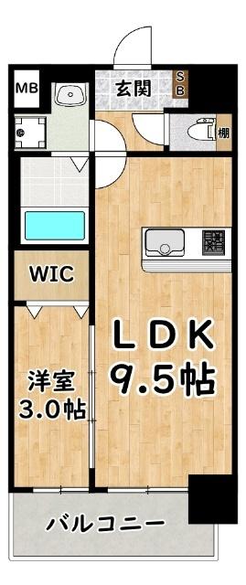 ファーストフィオーレ三国Ⅱ 間取り図画像