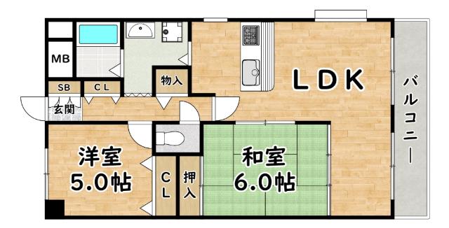 ブルックパレス 間取り図画像
