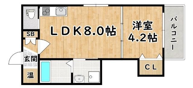 GRANDIR千船 間取り図画像