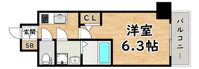 ファステート大阪グリーン 間取り図画像