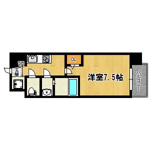 リッツ加島 間取り図画像