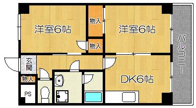 サンモール小坂 間取り図画像