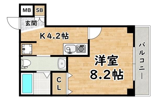 エイワンコート大和田 間取り図画像
