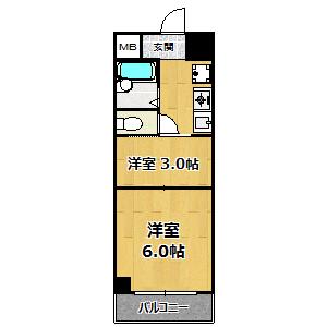 ウィングＮＯ．１ 間取り図画像