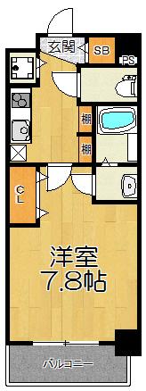 アクアプレイスOsakaＴ2 間取り図画像