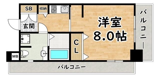 CASSIA塚本 間取り図画像