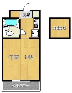 パッサージュⅡ 間取り図画像