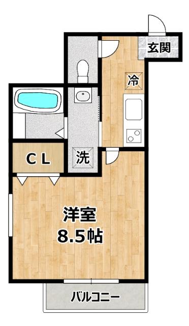フジパレス三津屋Ⅴ番館 間取り図画像