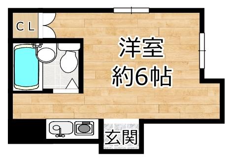 大和コーポ姫里 間取り図画像