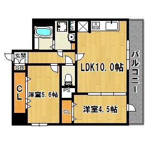 レビソール 間取り図画像