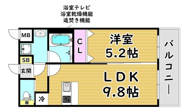 プレジオ十三 間取り図画像