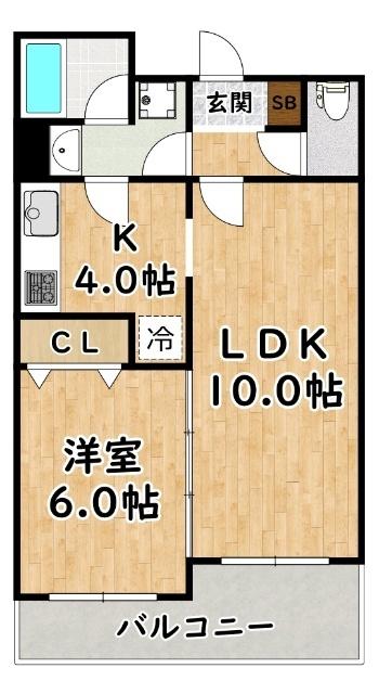 パレスフォー塚本Ⅱ 間取り図画像