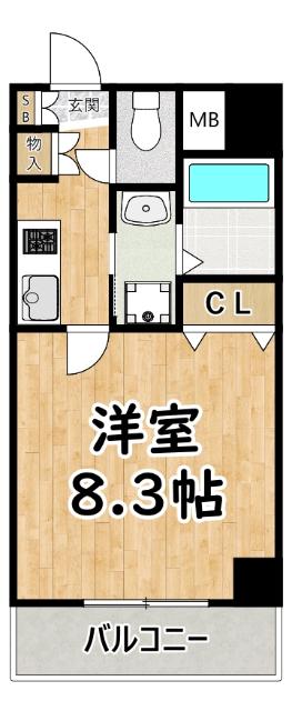 ラ・リヴィエール（401） 間取り図画像