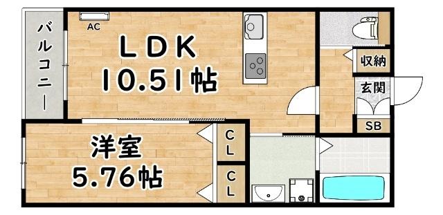 アイメゾン加島（205） 間取り図画像