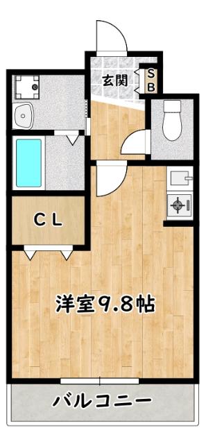Rio加島 間取り図画像