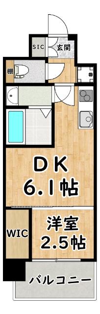 プレリスNEO大阪十三エルヴィオン 間取り図画像