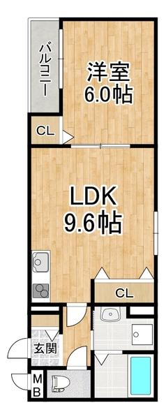 ラ・マシア田川北 間取り図画像