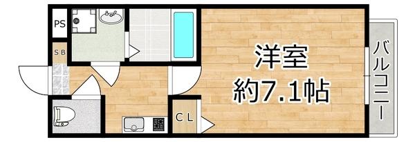 グランエクラ加島Ⅱ 間取り図画像