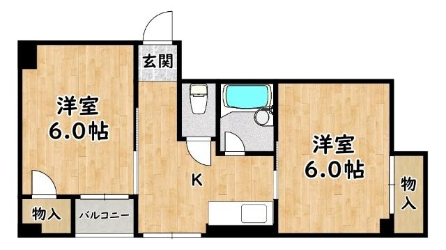 日大ハイツ 間取り図画像