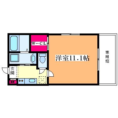 メープル大和田 間取り図画像