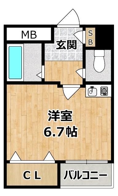 リバース藤岡 間取り図画像