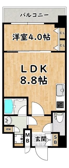 スプランディッドⅦ 間取り図画像