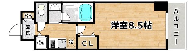 ブロード塚本駅前レジデンス 間取り図画像