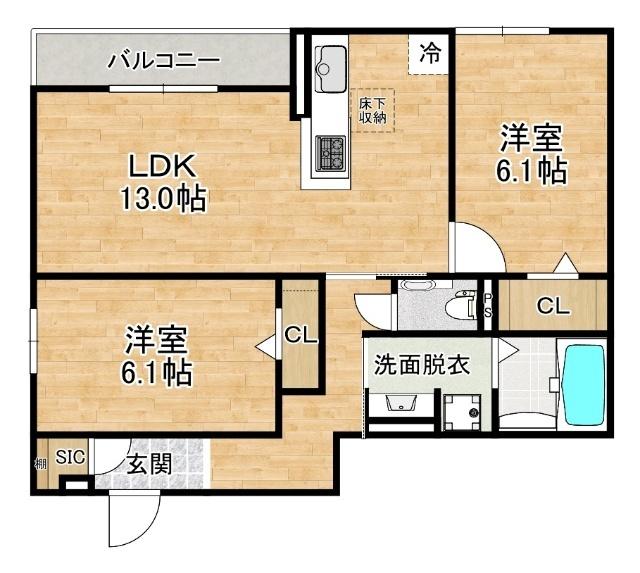 Field court 間取り図画像