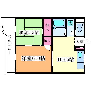 タクティ三津屋 間取り図画像