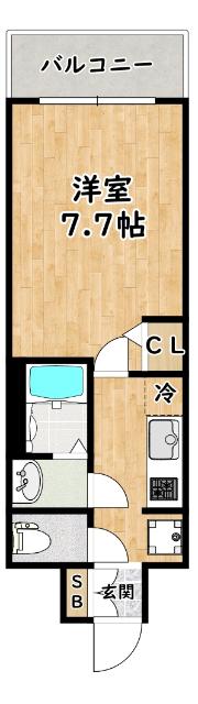 MJC大阪ラフィーネ 間取り図画像