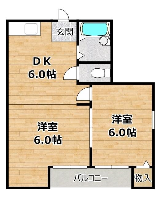 サンモール木川 間取り図画像
