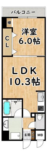 フォートレス神崎川Center 間取り図画像
