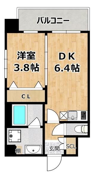 エスタート御幣島 間取り図画像