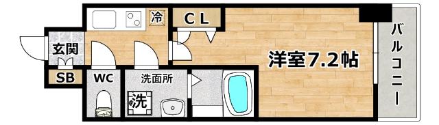 S-RESIDENCE大和田aline 間取り図画像