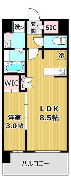 アーバンパーク御幣島 間取り図画像