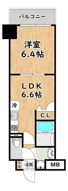 大阪市淀川区十三東マンション 間取り図画像