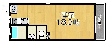 コーポレックス 間取り図画像