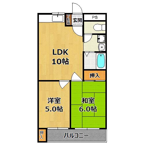 セピアハイツ 間取り図画像