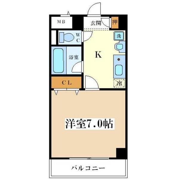 大阪市淀川区野中南マンション 間取り図画像