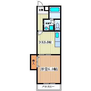 レオンハイツ 間取り図画像