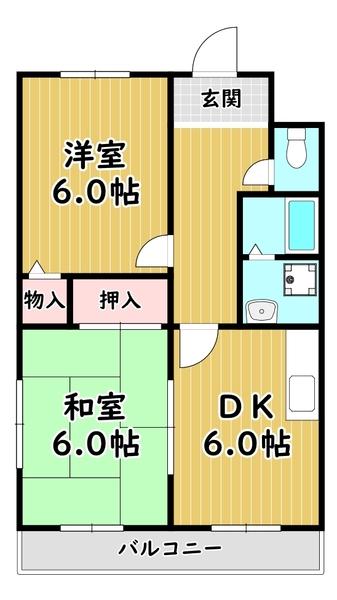 ドリームハイツ 間取り図画像